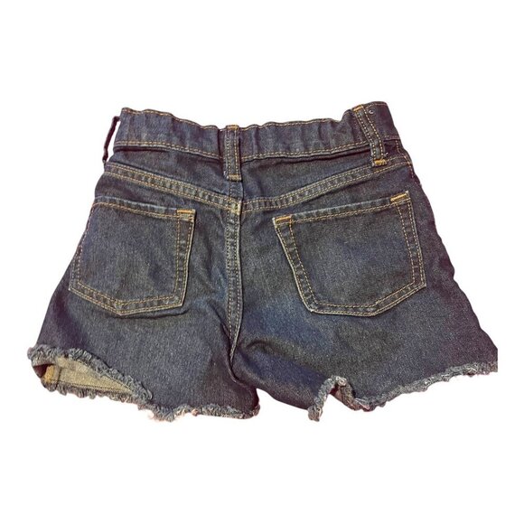 Old Navy Girls High-Rise Adjustable Waist Denim Blue Shorts Size 6 - Picture 2 of 10